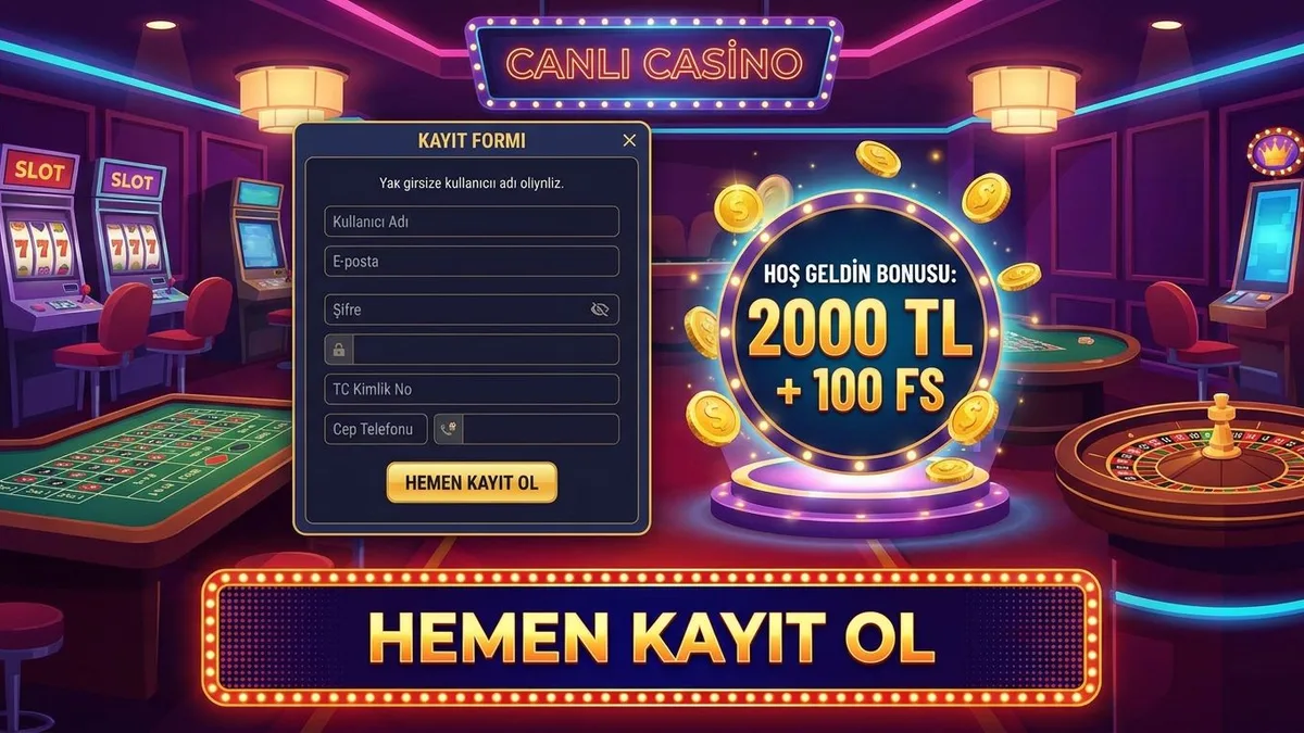 Bonusla kayıt ol